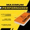 Fuel Stickers Coolant Sticker, Antifreeze Sticker: Hvy-Dty Label, Ultra-Durable, 2''x1'', 20PK Z-2X1COOL-20PK - alternate 3